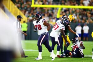 An image from the Aug. 8, 2019 preseason away game against the Green Bay Packers.  The Texans lost 26-28.